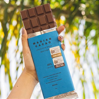 Magian Cacao - 45% ao Leite Premiado (70g)