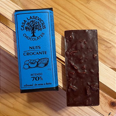 Casa Lasevicius - Nuts Crocante 70% (40g)