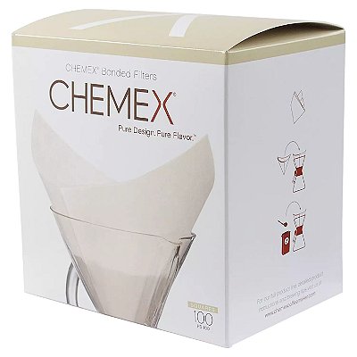 Filtro Quadrado de Papel - Chemex (100 un)