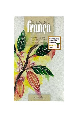 Priscyla França - Caramelo com Flor de Sal 36% (65g)