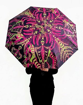 Guarda-Chuva Exclusivo Neorganic - Arte Psicodélica Alucinarium