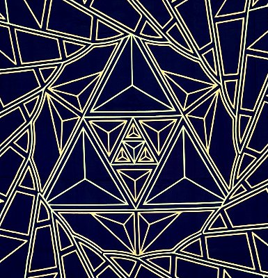 Bandeira Decorativa Psicodélica (Tamanho Grande) - Sunshine Verde