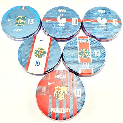 6 Botões - Madrepérola 60mm - Dadinho Oficial - Sortidos 01