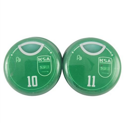 10 Botões Futebol de Botão - Vidrilha 45mm - Arábia Saudita