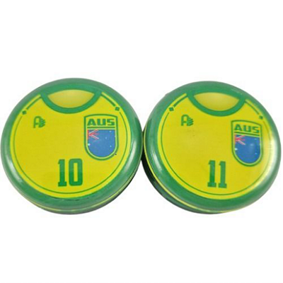 10 Botões Futebol de Botão - Vidrilha 45mm - Australia