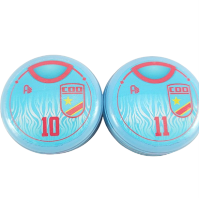 10 Botões Futebol de Botão - Vidrilha 45mm - RD Congo