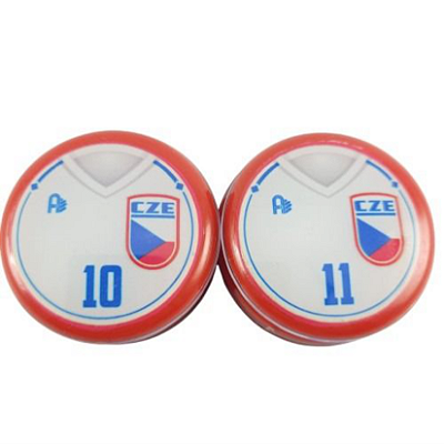 10 Botões Futebol de Botão - Vidrilha 45mm - Tchéquia-2