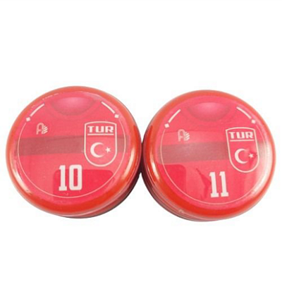 10 Botões Futebol de Botão - Vidrilha 45mm - Turquia