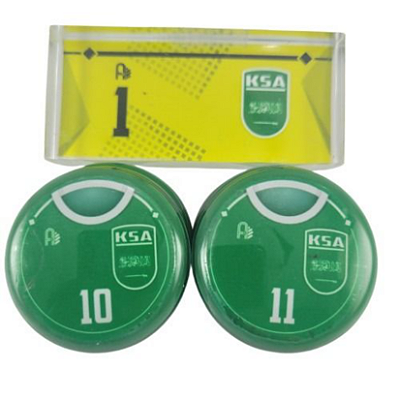 Time De Futebol De Botão - Vidrilha 45mm - Arábia Saudita
