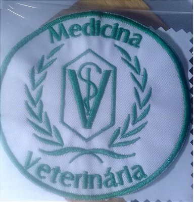 Patch bordado Símbolo Medicina Veterinária