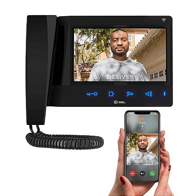 Monitor HDL Connect Aplicativo Wifi Para Vídeo Porteiro Touchscreen
