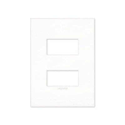 Placa Postos Separados 1+1 4x2 Branco Arteor Legrand 582564B