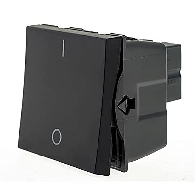Módulo Interruptor Bipolar Simples 25a Preto 612016PT Legrand