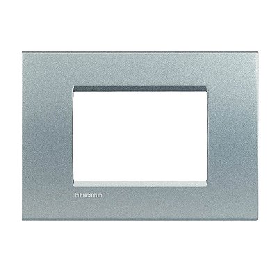 Placa Quadrada 3 Postos Juntos 4x2 Living Light Legrand