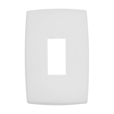 Placa 1 Posto Vertical Branco 4x2 PialPlus (Antiga) 618501 Legrand