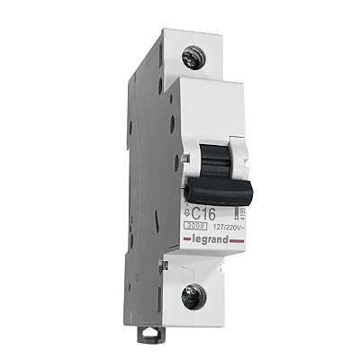 Disjuntor 16A Unipolar RX3 3000A Curva C 419537 Legrand