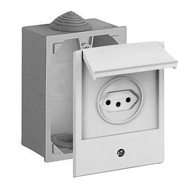 Kit Tomada 20A para Jardim e Áreas Externas IP44 e IK04 Aquatic Legrand