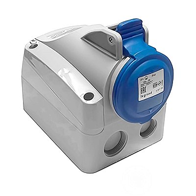 Tomada Industrial 16A Sobrepor 250V Ip44 2p+t 555154 Legrand