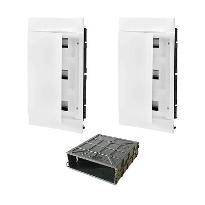 Kit Quadro de Distribuição para até 72 disjuntores Practibox Legrand