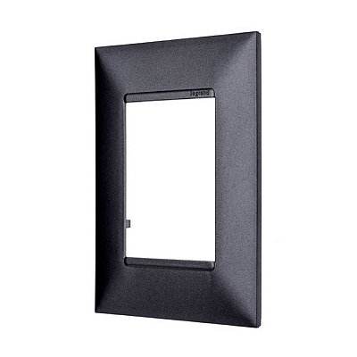 Placa 3 Postos 4X2 Preto Onix PIAL Plus+ 618503PO Legrand