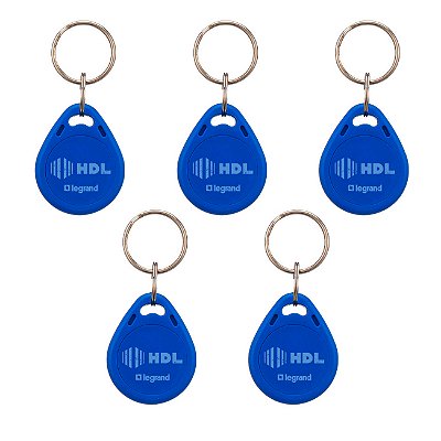 Kit 5 Tags Rfid 125khz Para Acionar Fechaduras Hdl Legrand