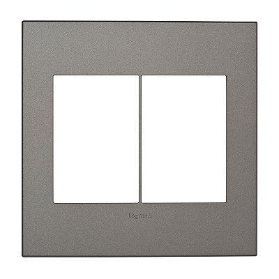 Placa 3+3 Postos 4x4 Magnésium Arteor Legrand 571498B