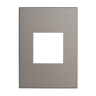 Placa 2 Postos 4x2 Magnésium Arteor Legrand 571492B