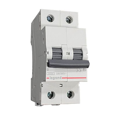 Disjuntor 63A Bipolar 3000A Curva C RX3 419554 Legrand