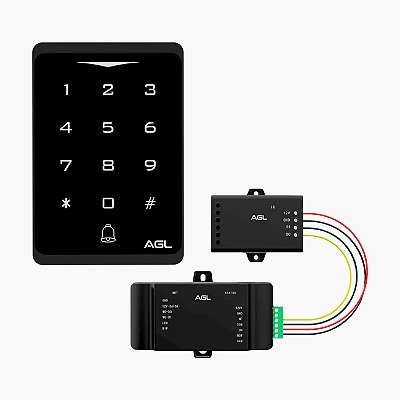 Controle De Acesso Ca1000 Teclado Touch Bluetooth Tag Senha App Wifi