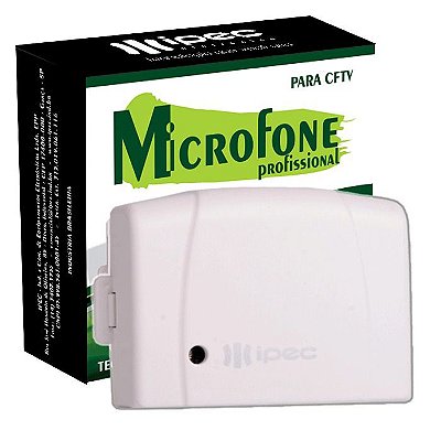 Microfone Para CFTV Câmeras IPEC A2909 Profissional