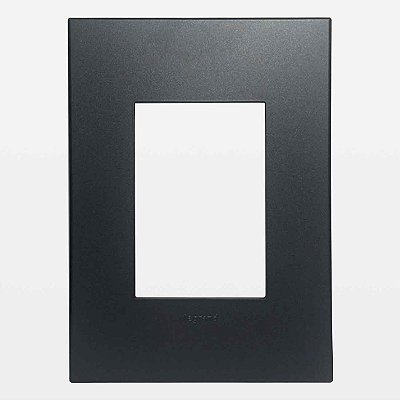 Placa 3 Postos 4x3 Cor Graphite Arteor Legrand 583763B