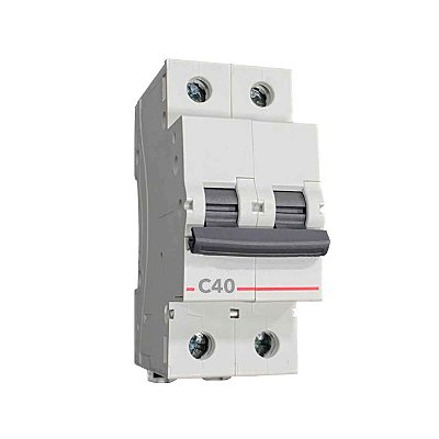 Disjuntor Bipolar 40a Curva C Legrand Rx3 3000a 419552