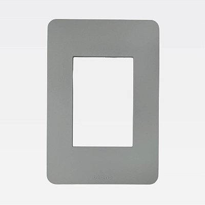 Placa 3 Postos 4x2 Cinza MatixGo Legrand JA4803JG