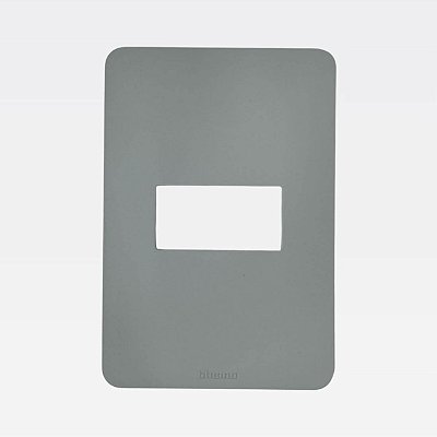 Placa 1 Posto 4x2 Cinza MatixGO Legrand Bticino JA4803M1JG