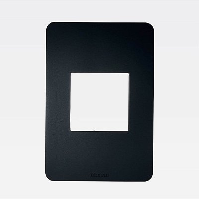 Placa 2 Postos 4x2 Preta MatixGo Legrand JA4819JB