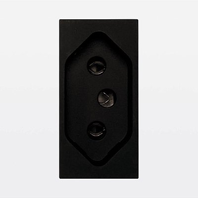 Módulo Tomada 10A Preto MatixGo Legrand Bticino MatixGo JB4165