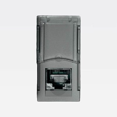 Módulo Tomada Rede RJ45 Cat6 Cinza MatixGo Legrand JG4279C6