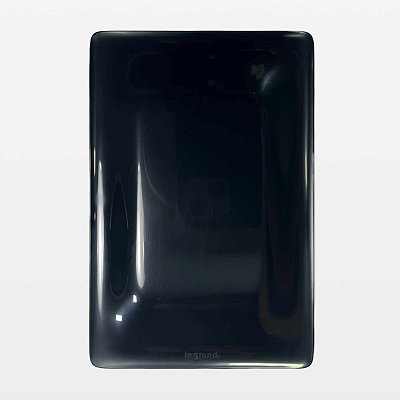 Placa Cega 4x2 Preta Zeffia Legrand 680180PT