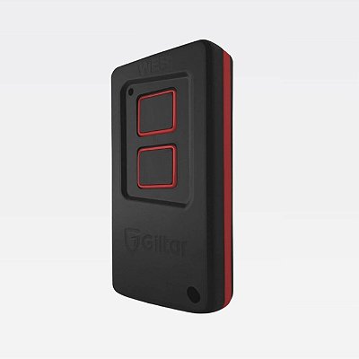 Controle Remoto 2 botões 433,92mhz com Suporte Quebra Sol Giltar