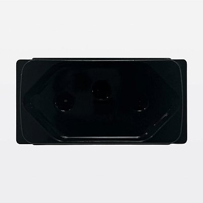 Módulo Tomada 2P+T 10A Preta Zeffia Legrand 680160PT
