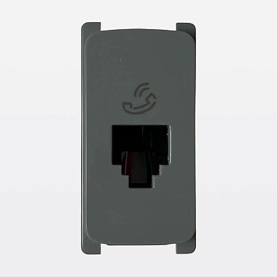 Módulo Telefone RJ11 Cinza Zeffia Legrand 680156CZ