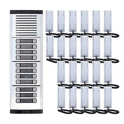 Interfone 22 Apartamentos Coletivo HDL Condomínio Casas Predial