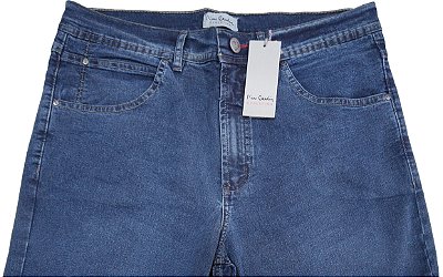 Calça Jeans Masculina Pierre Cardin Reta (Cintura Alta) - Ref. 467P999 - Algodão / Poliester / Elastano (Jeans Macio)