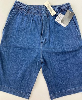 Bermuda Jeans de Elástico Great News - Com Zipper  - 98 % Algodão / 2% Elastano - Ref. 436