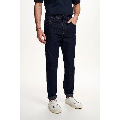 Calça Jeans Masculina Pierre Cardin Reta (Cintura Alta) - Ref. 467P522 - Algodão / Poliester / Elastano - Jeans Macio
