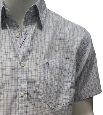 Camisa Dimarsi Tradicional Regular Fit - Com Bolso - Manga Curta - 100% Algodão - Ref 10293