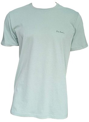 Camiseta Gola Careca Pierre Cardin  - Algodão Pima - Ref. 45900 Verde