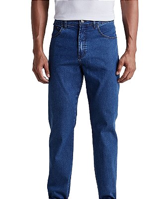 Calça Jeans Masculina Pierre Cardin Reta (Cintura Alta) - Ref. 467P245 Delave - Jeans Macio