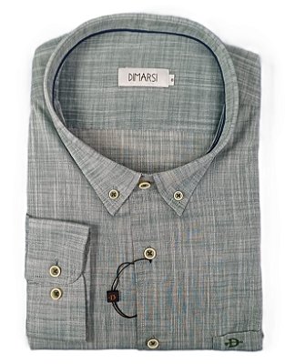 Camisa Dimarsi Manga Longa Regular Fit - Puro Algodão - Ref 6302 Vr