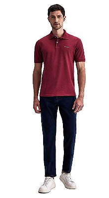 Calça Jeans Masculina Pierre Cardin New Fit (Cintura Média) - Ref. 457P259 Azul - Algodão / Poliester / Elastano - Jeans Macio